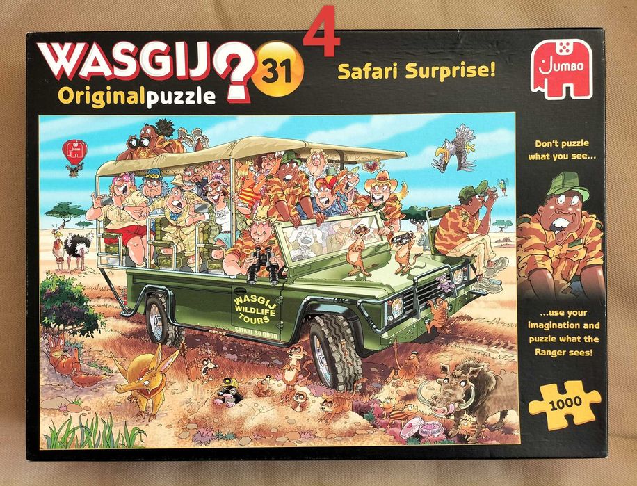 Puzzle Wasgij Safari i Otter House First Snowfall