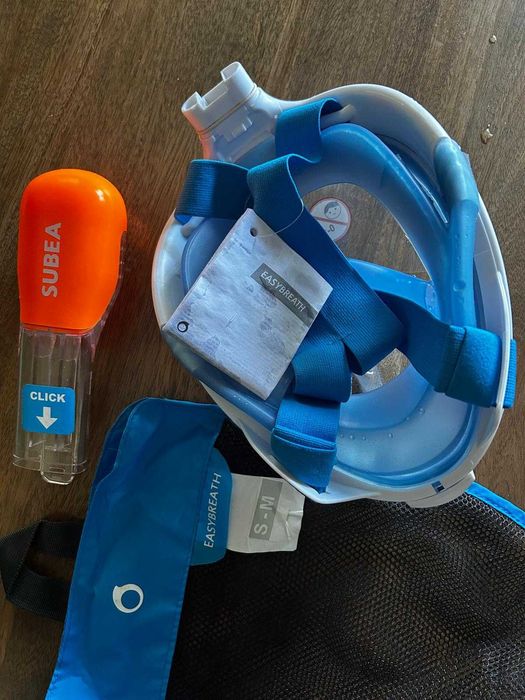 Máscara Snorkel Easybreath Subea (S-M) + Bolsa