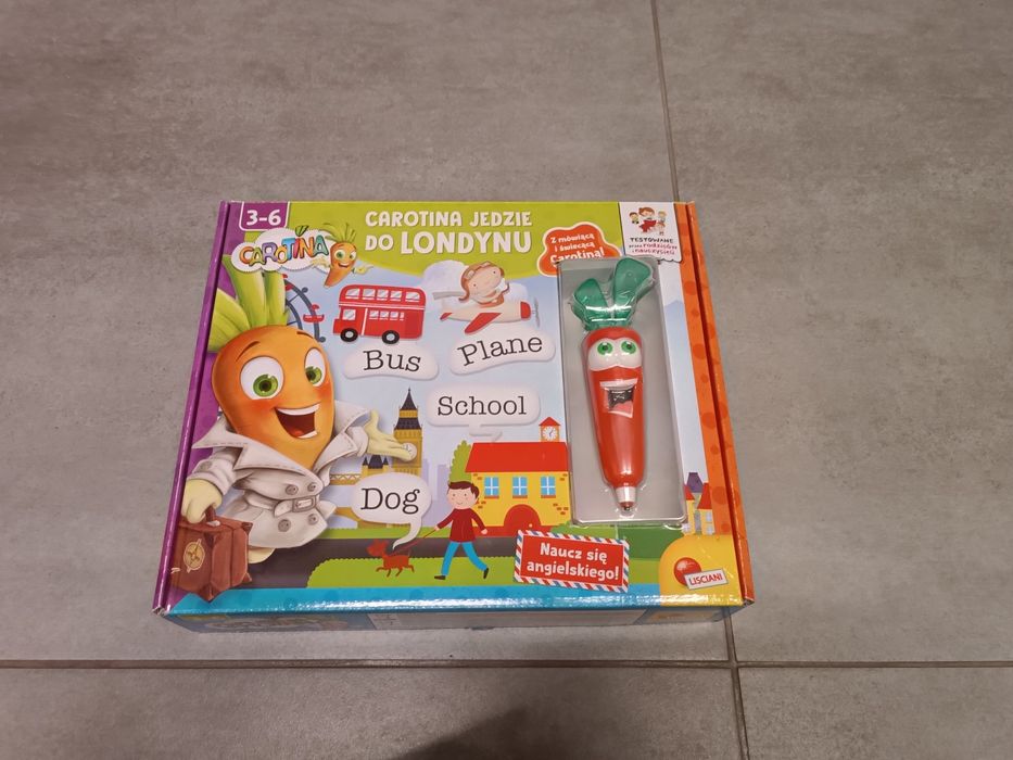 Gra edukacyjna Carotina jedzie do Londynu