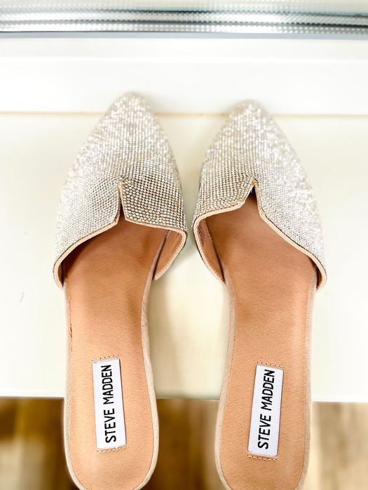 Нарядні мюлі сліпери Steve Madden в стразах нові з США 41,5 р.