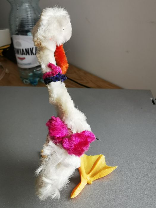 stara zabawka figurka GĘŚ