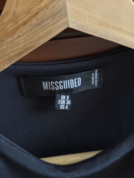 Боді Missguided та Reserved чорне XS-S з вирізом