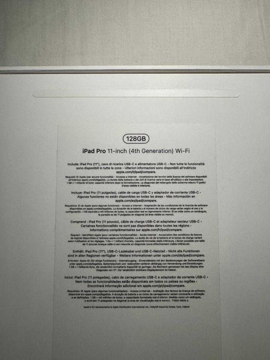 Apple iPad Pro 11" 4th Gen 128GB + Apple Pencil 2nd Gen
