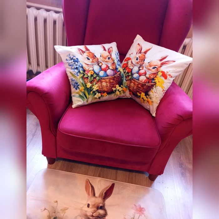 Poszewki dekoracyjne 2szt Wielkanocne