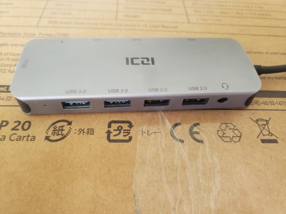 USB хаб док-станція type-c ICDI