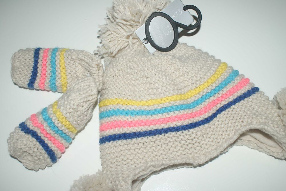 Early days Zestaw czapka rekawiczki 6-12msc