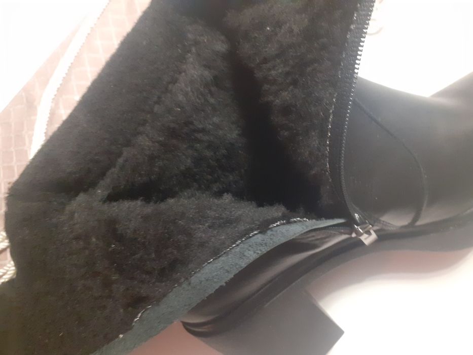 Сапоги  сапожки 40 натуральная кожа шкіра зимові