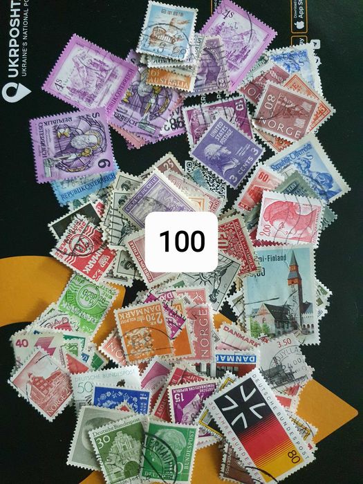 Поштові марки.  500 марок
