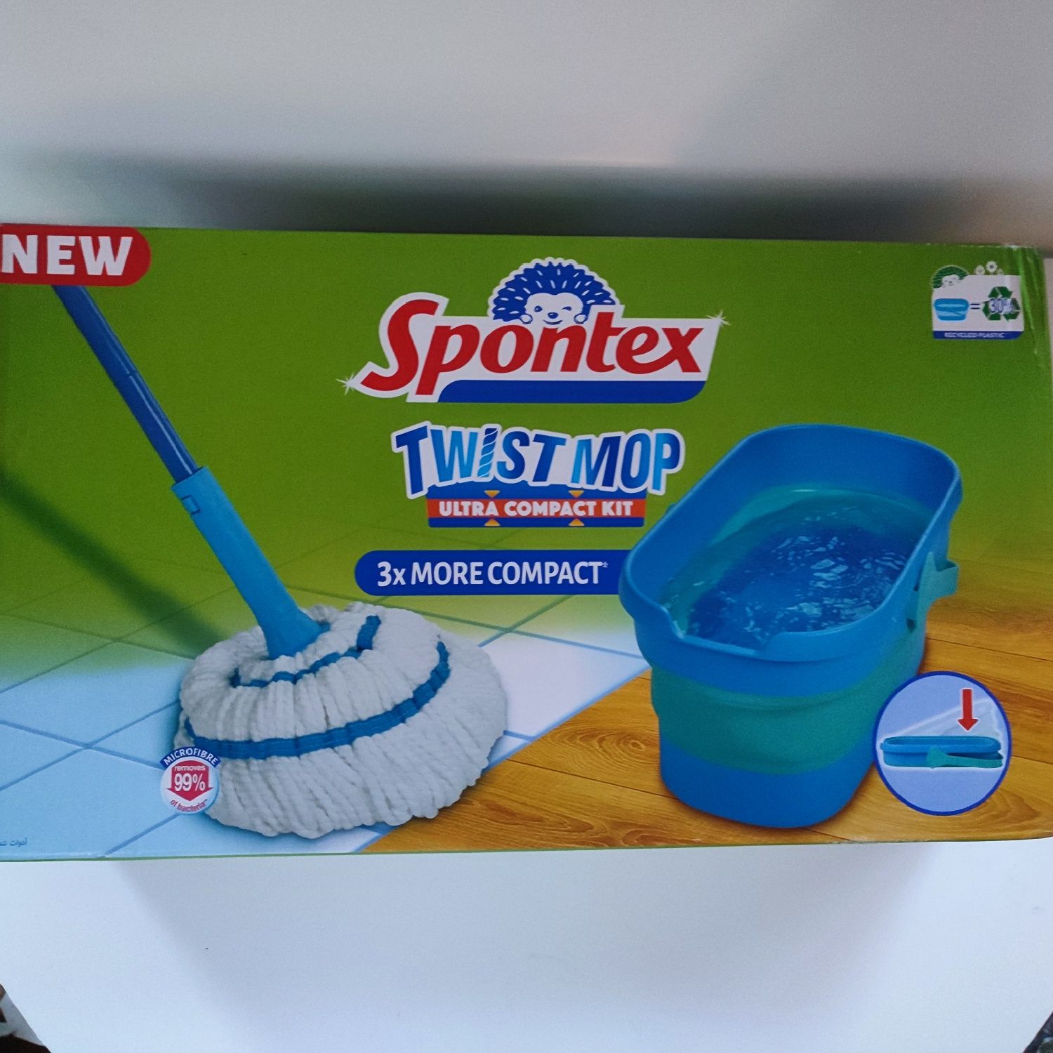 Spontex Twist Mop Ultra Compact Kit 