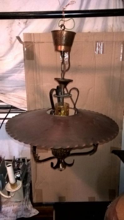 lampa mosiądz i brąz