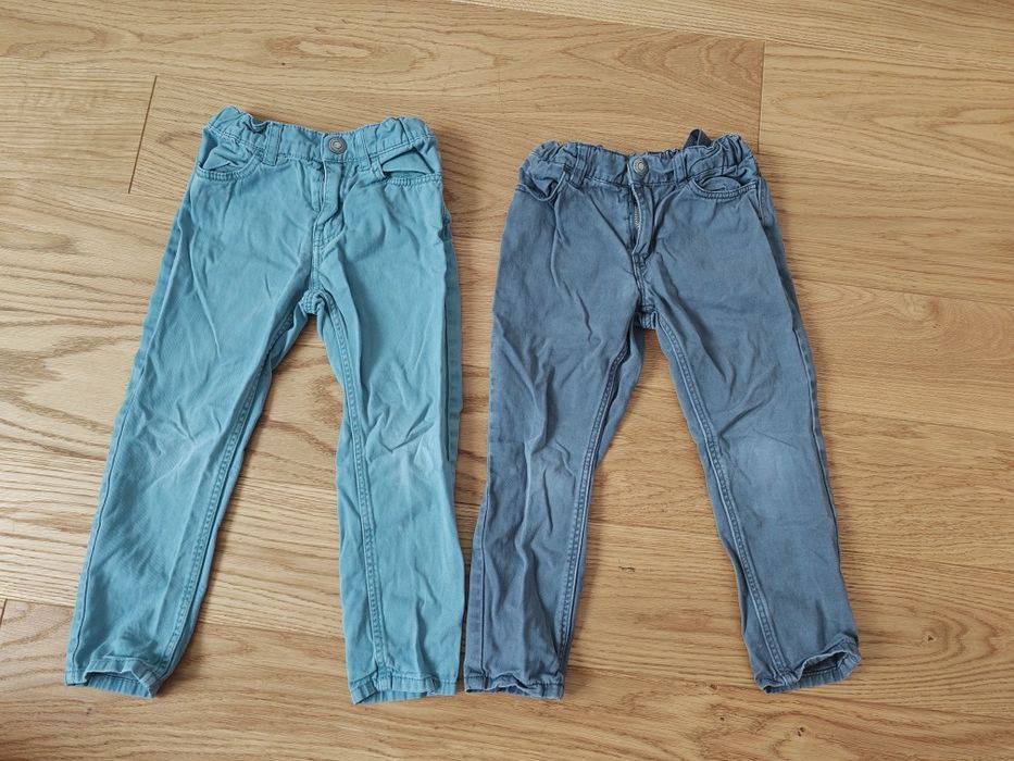 Spodnie cienki jeans H&M 104