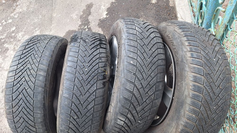 р15 5×112 диски VW, Skoda с шинами