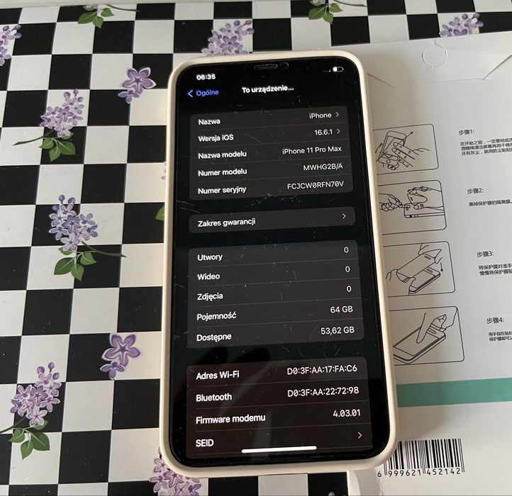 Iphone 11 pro max 64gb GOLD 81% bateria