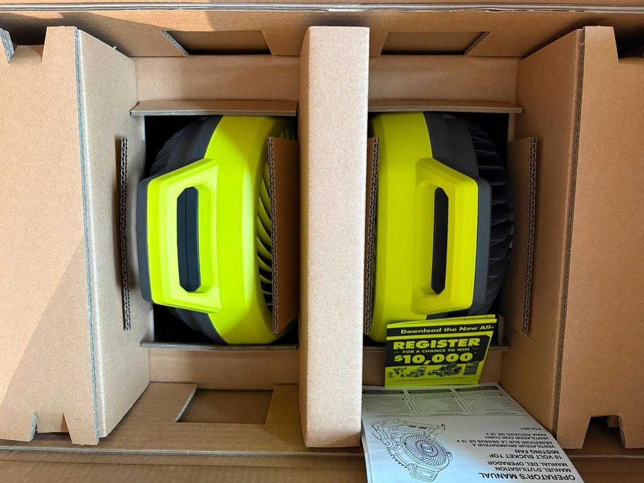 RYOBI PCL851B 18V ONE+ Wentylator z funkcją Mgiełki 19 cm WHISPER BODY 2szt