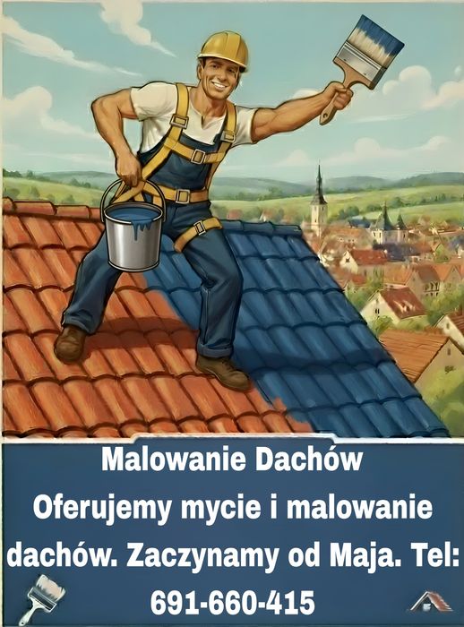 Malowanie Dachów, Mycie,Czyszczenie