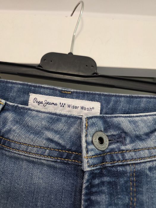 Spodnie jeans męskie pepe jeans wiser wash stanley taper XL