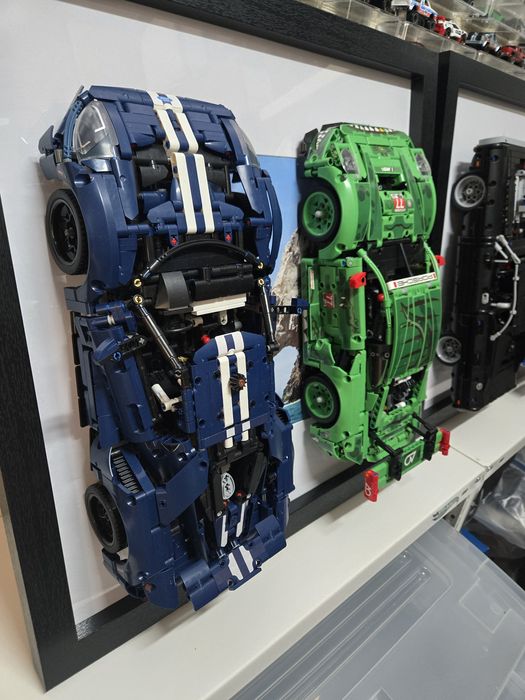 Quadro decorativo porsche e ford technic