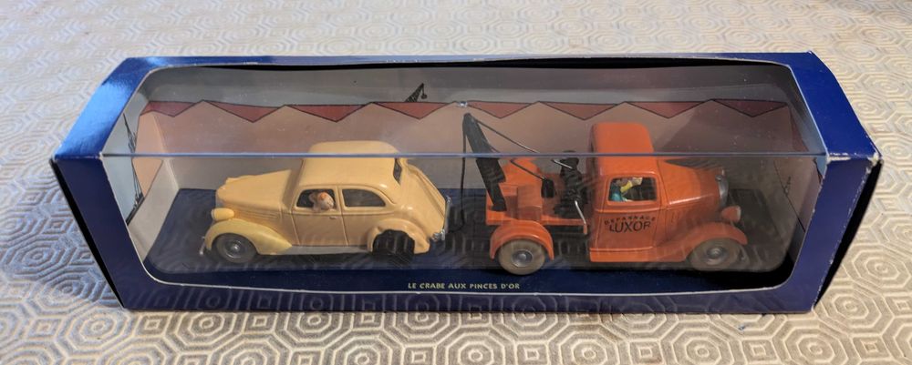 Tintin, reboque com carro de; O Caranguejo das Tenazes de Ouro 1/43
