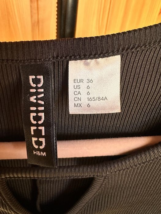 Чорна сукня divided H&M 36 розмір