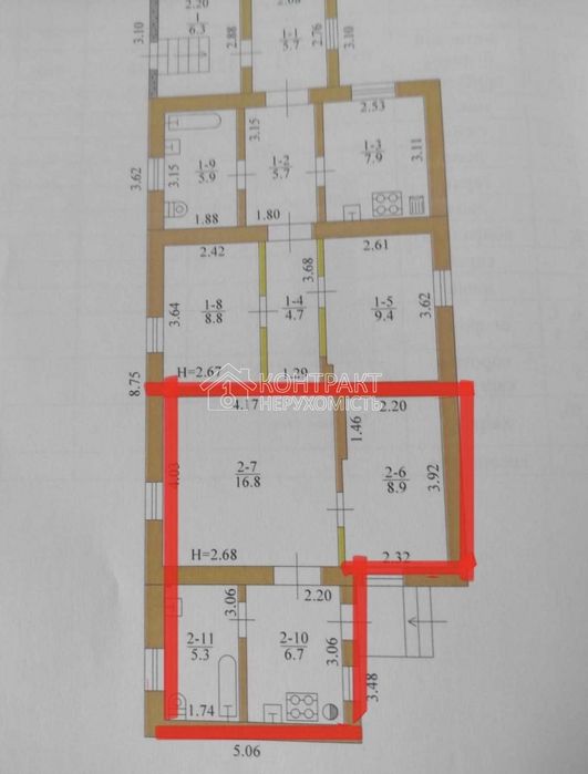 Продам частина будинку метро Олексіївська Армійська