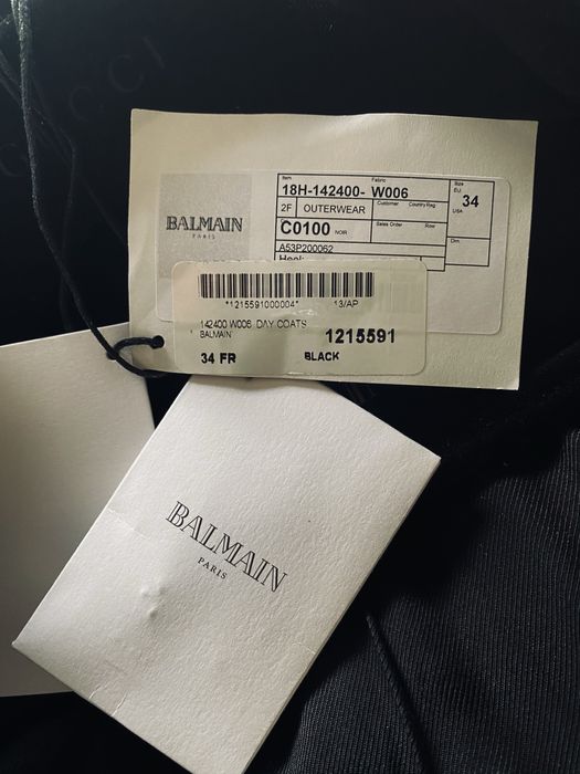 Balmain wool jacket nowy z metkami