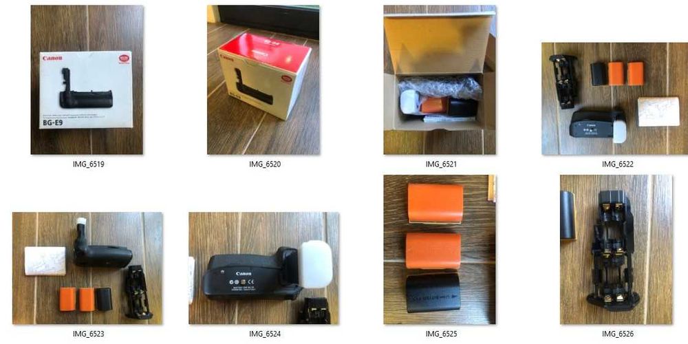 Material fotográfico para máquina reflex Canon - vários artigos