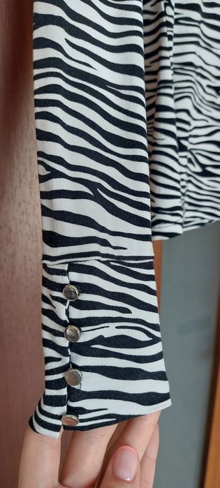 Bluzka zebra biało czarna Orsay r. S, 36