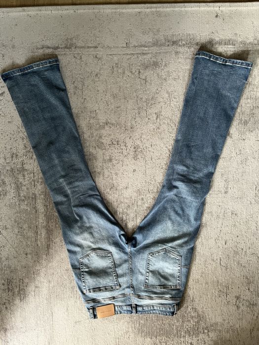 Purple jeans flared