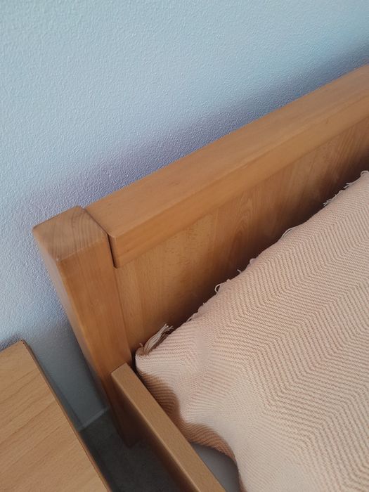 Cama madeira maciça solteiro