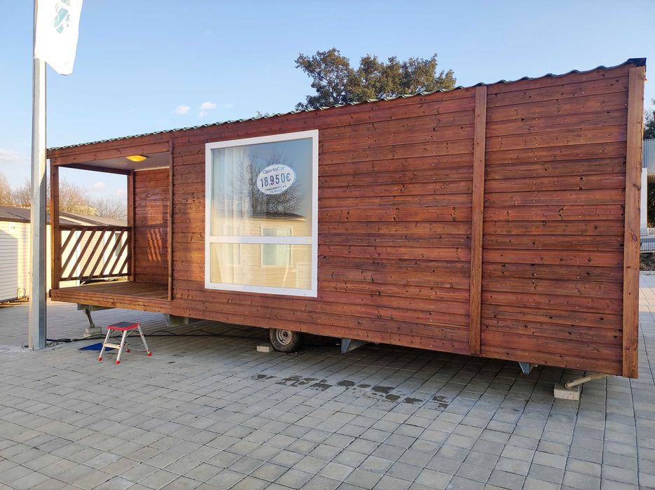 Mobil Home com Alpendre T2 NOVA TOP QUALIDADE IRM MODERNA
