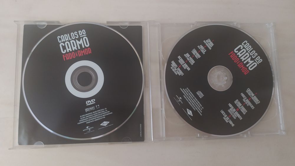 Carlos do Carmo CD duplo (2) Fado e Amor excelente estado