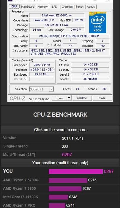 2011 X99 Xeon E5 2630V4, 2680 V3, 2680 V4