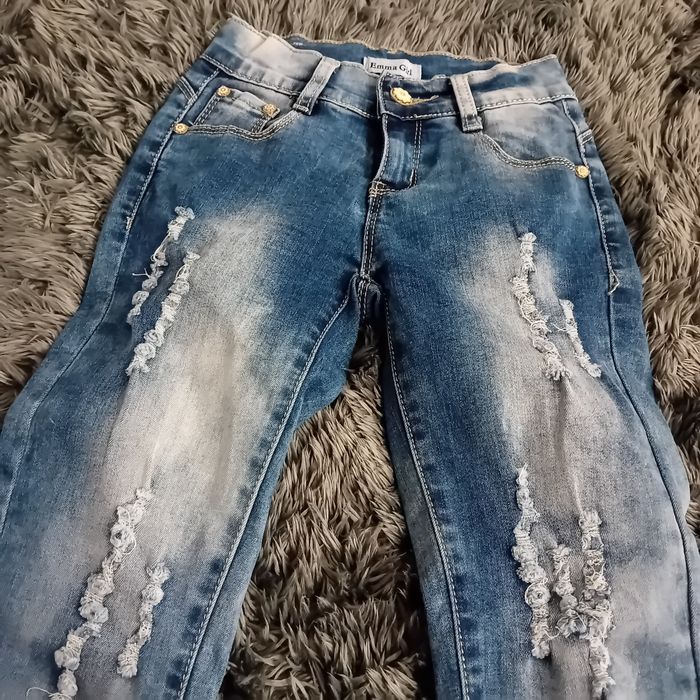 Spodnie dżinsowe 122/128 cm