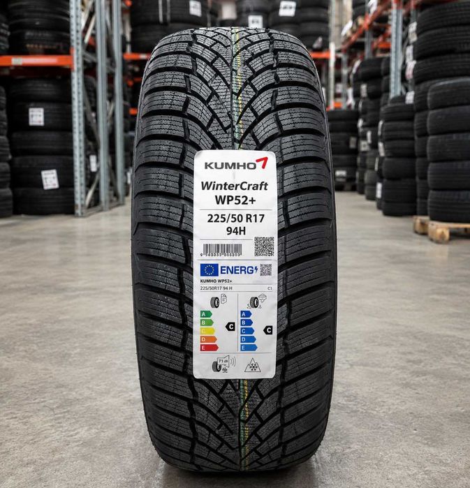 Резина нова зима 225 50 r17 94H  WINTERCRAFT WP52+ KUMHO колеса шини зимові нове