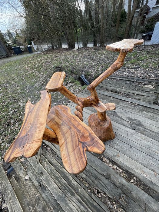 PIĘKNY! Drapak dla kota akacjowo lipowy  (duży)