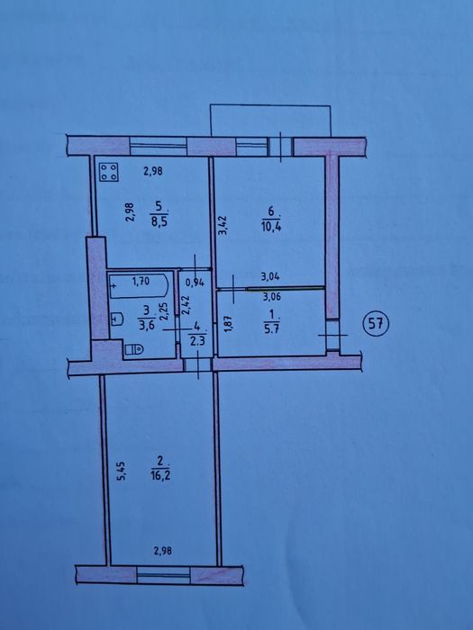 Продам двокімнатну квартиру