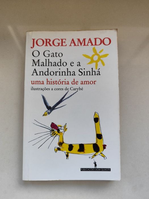 Livro de Bolso Jorge Amado "O Gato Malhado e a Andorinha Sinhá"
