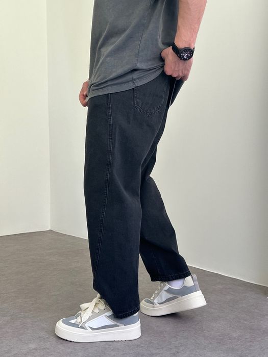 Джинси чоловічі широкі baggy/balloon jeans, штани баггі балони | Джинсы широкие мужские, штаны, джынсы беги 90 х реп rap sk8 | Розмір L