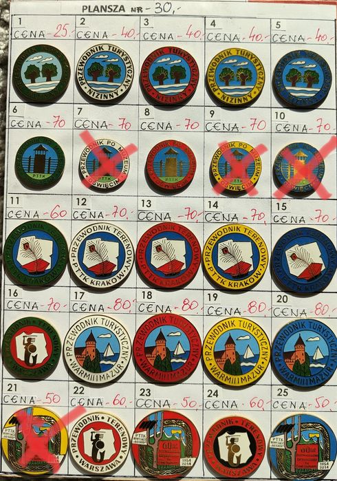 30 odznaka PTTK, PTT