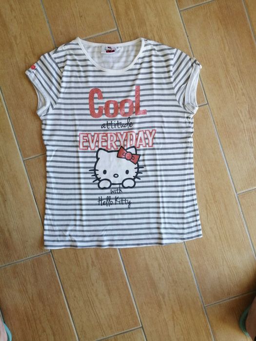 T-shirt de criança da hello kity