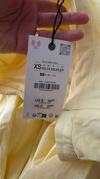 Spódnica midi ZARA.