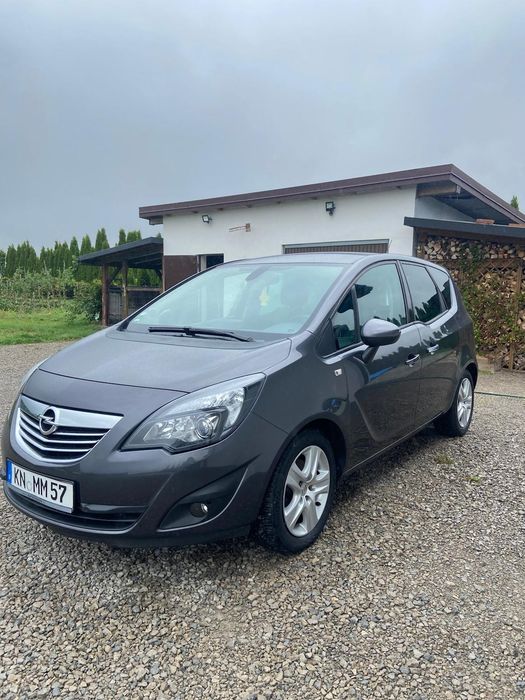 Opel Meriva B 1.4 Turbo Benzyna 120 KM, serwis, książka, klima, mały przebieg, Niemcy