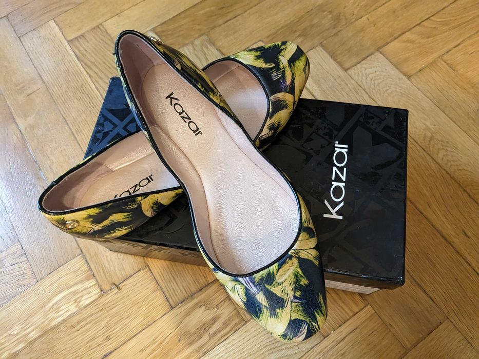 Balerinki Kazar 38 dł. wkładki 23cm NOWE