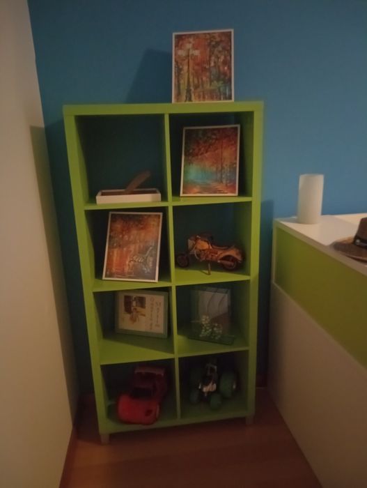 Cama IKEA + Estante + Cadeirão