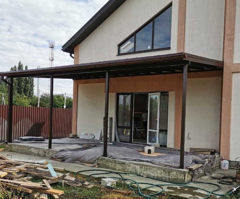 Козырьки крылечные конструкционные