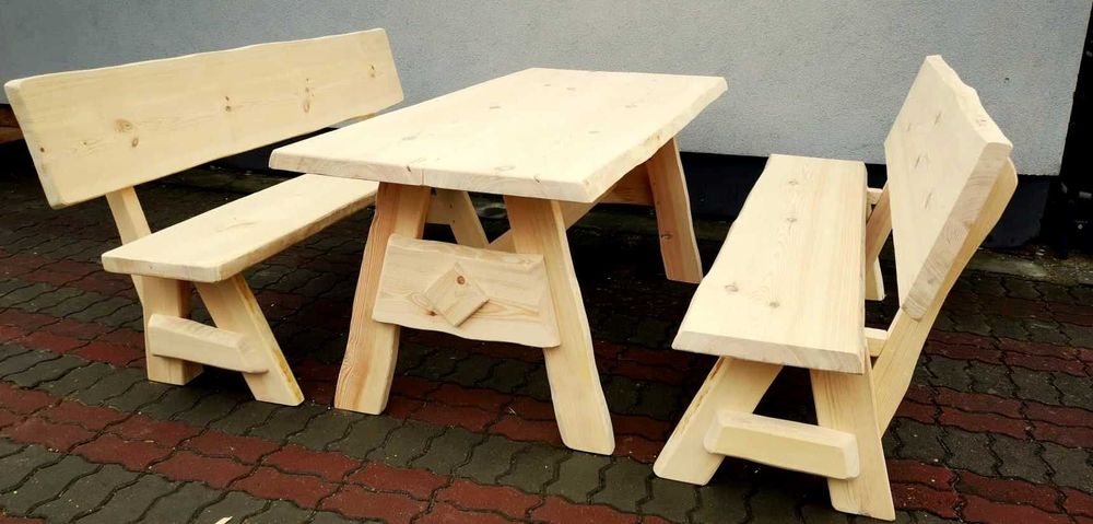 Meble ogrodowe drewniane , barowe do lokalu ,stół ,ława ,dostawa 200zł