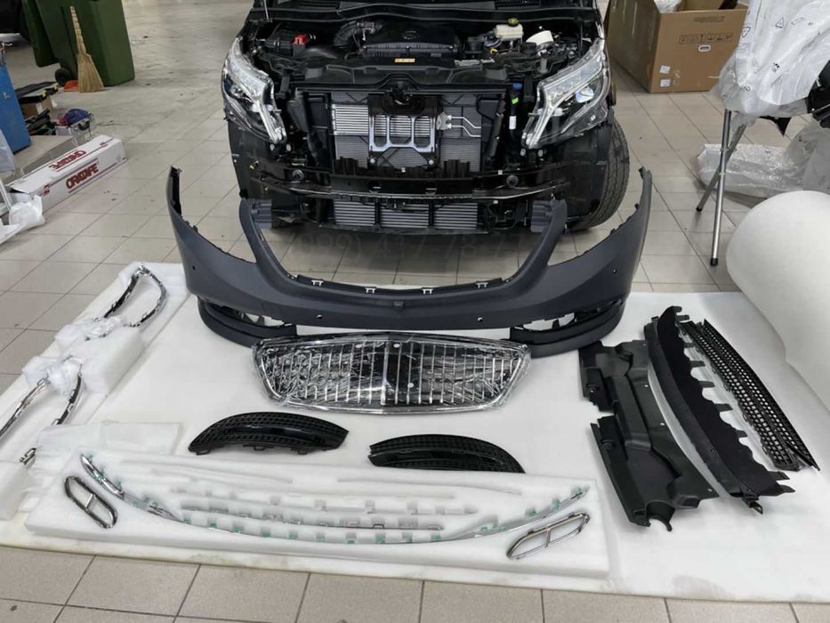 Обвес Maybach Mercedes V-Class Metris Vito W447 Бампер Капот Решетка