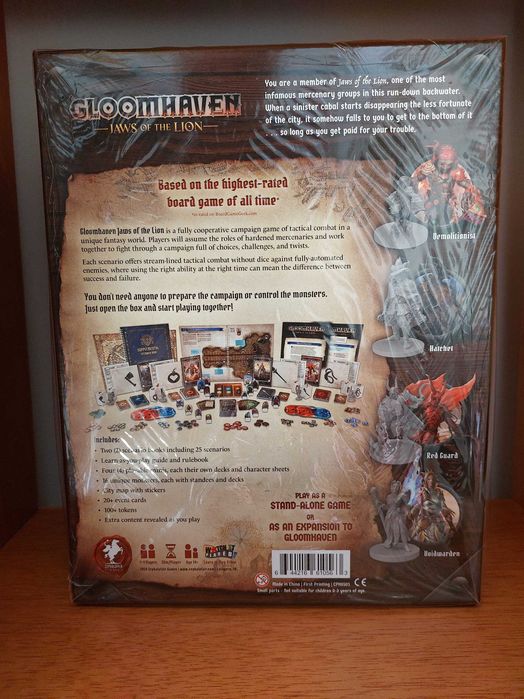 Gloomhaven: Jaws of the Lion (Board Game, Jogo de Tabuleiros)