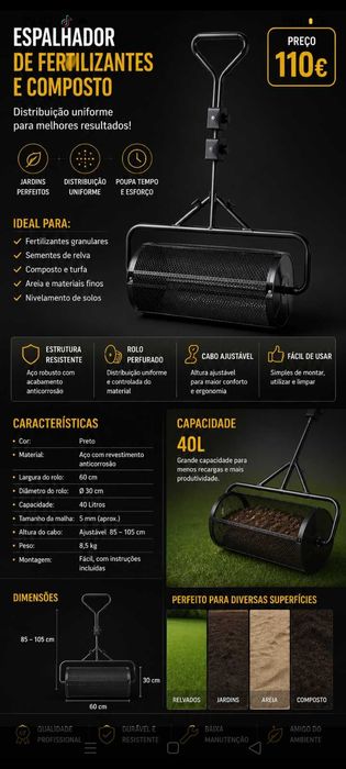 Espalhador 110€. Oportunidade