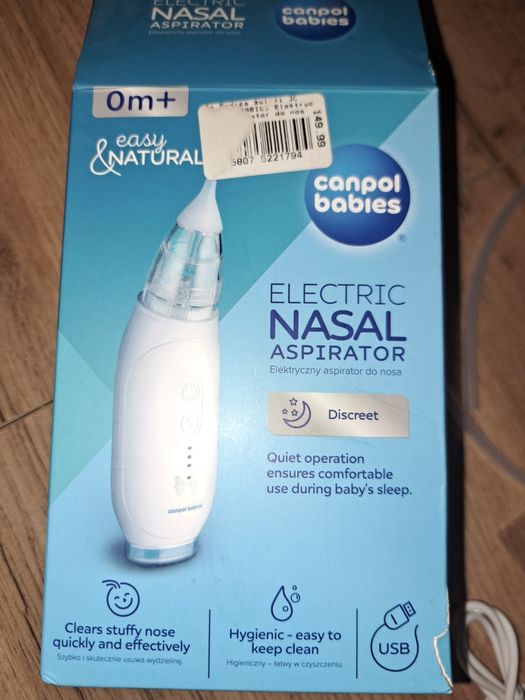 Elektryczny aspirator do noska
